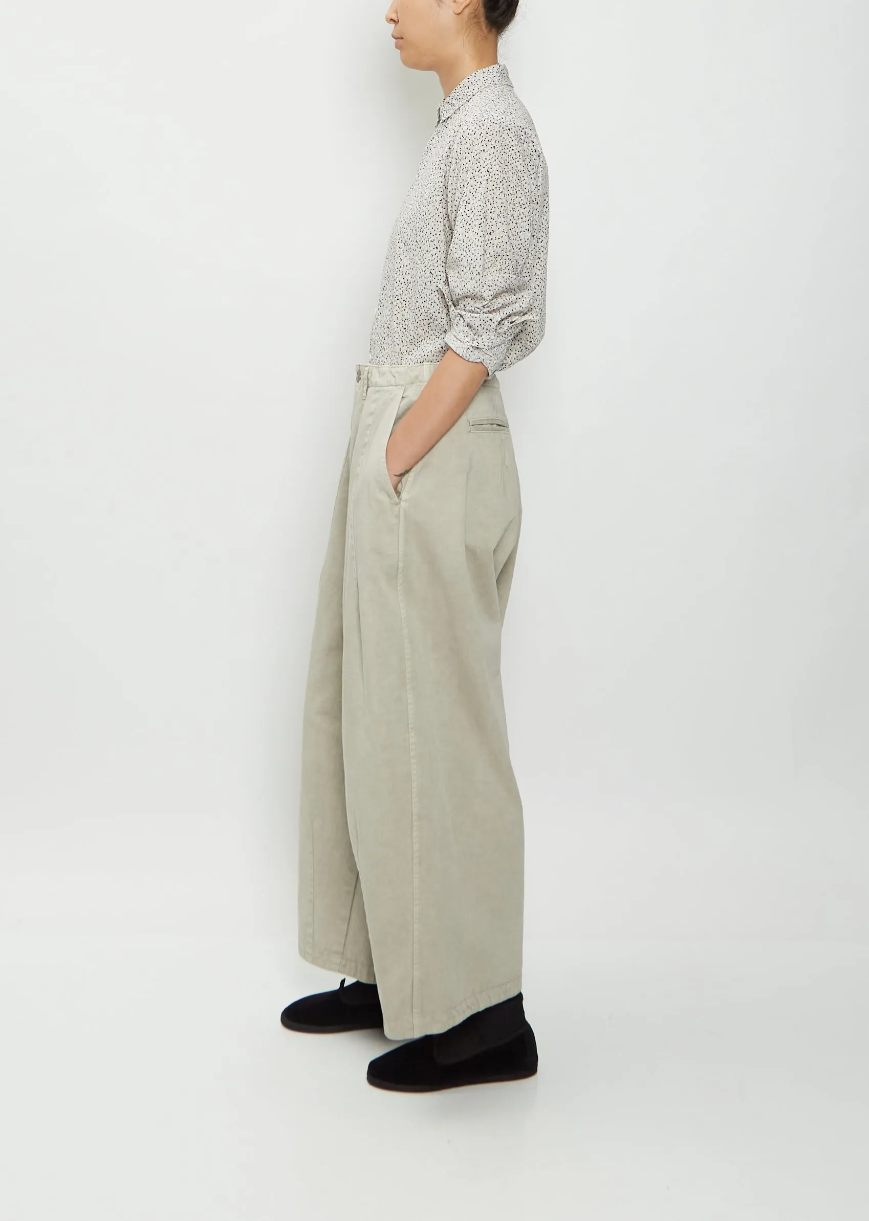 Belt Loop Cotton Pants