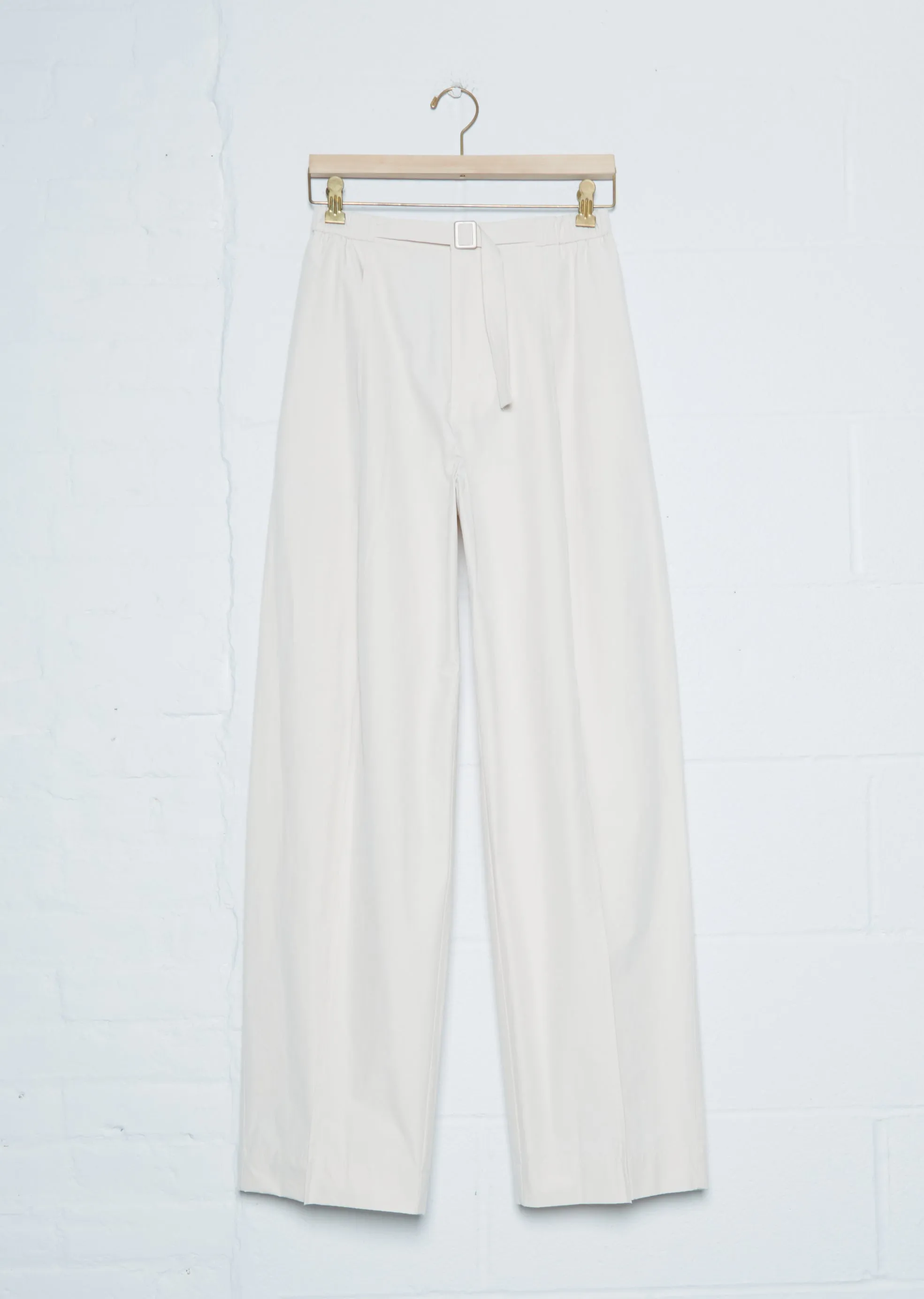 Belted Tuck Pants