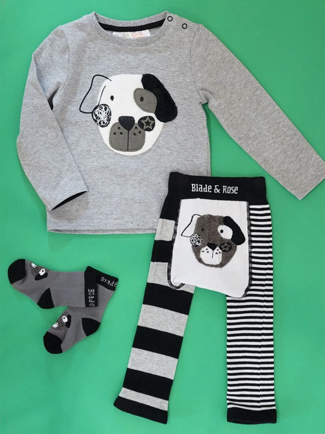 Blade and Rose Griff The Dog Leggings 小狗彈力嬰兒屁屁褲