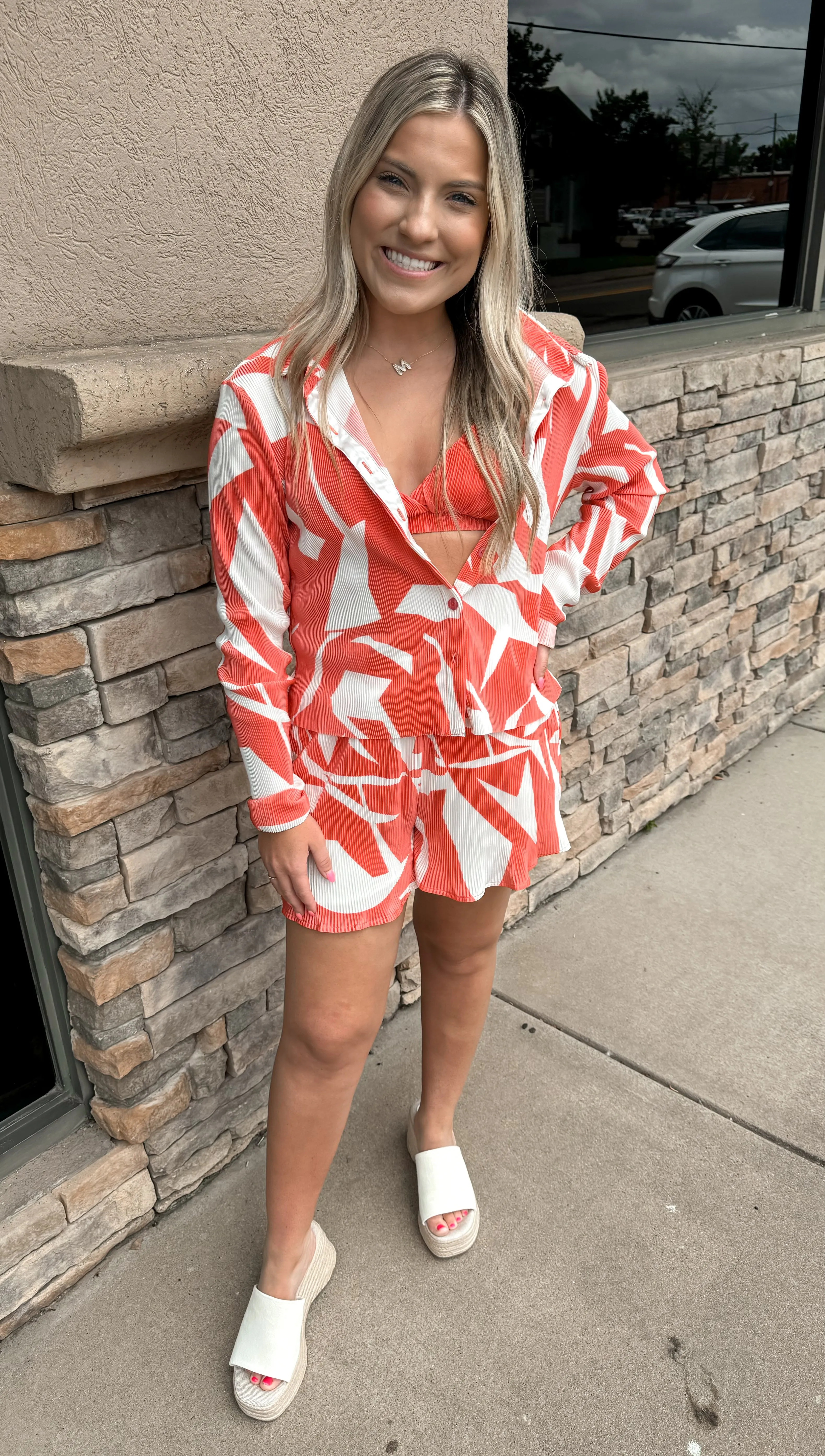 Coconut Suite Ribbed Shorts