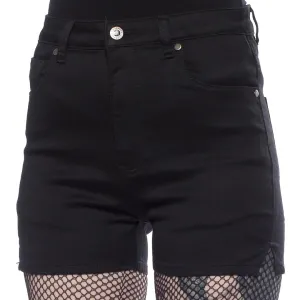 Essential 5 Pocket Black Womens Shorts