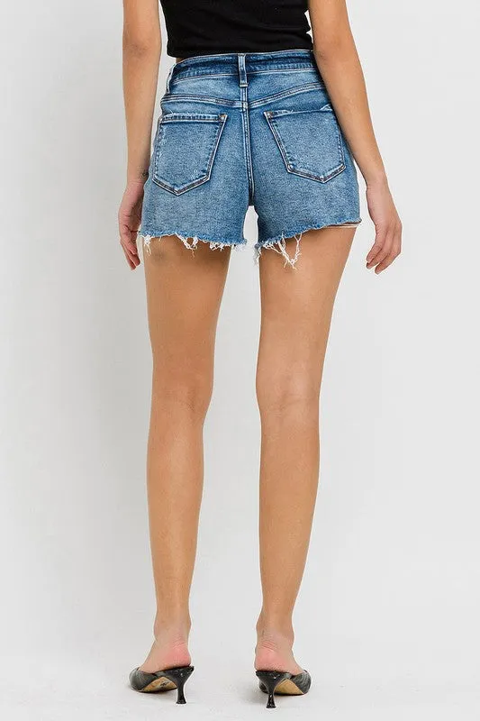 High Rise Mom Shorts