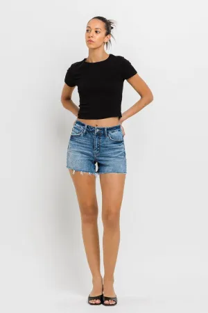 High Rise Mom Shorts