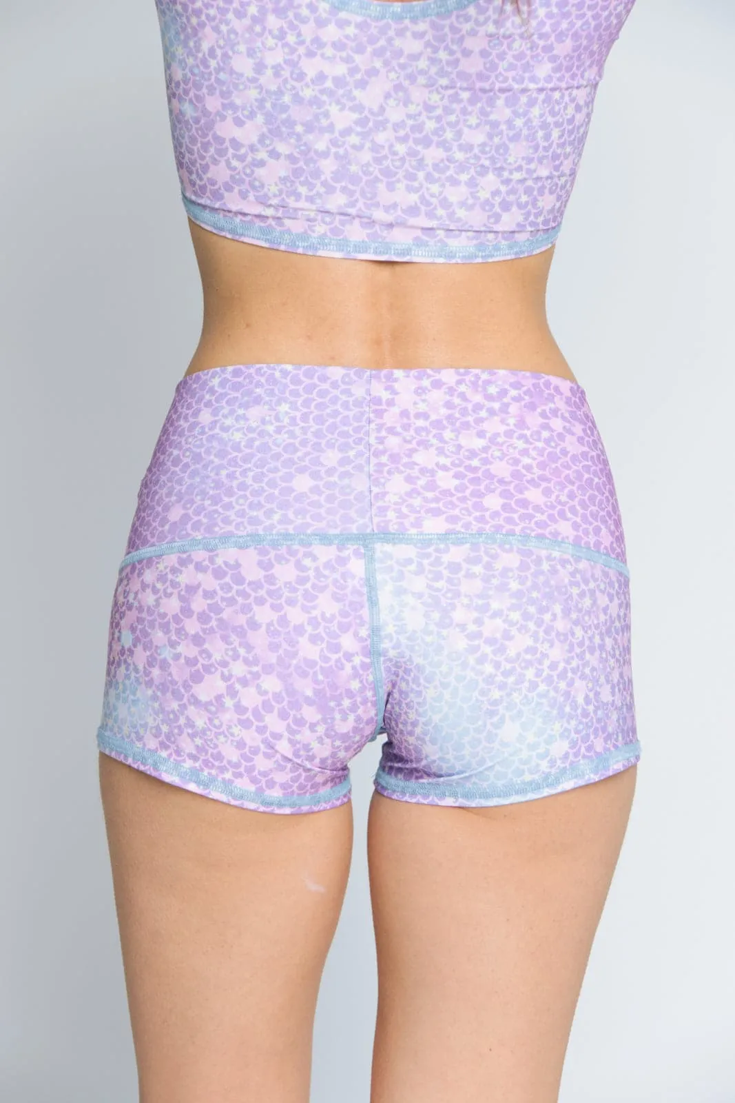 Mermaid Fairy Queen Lavender Sun Short