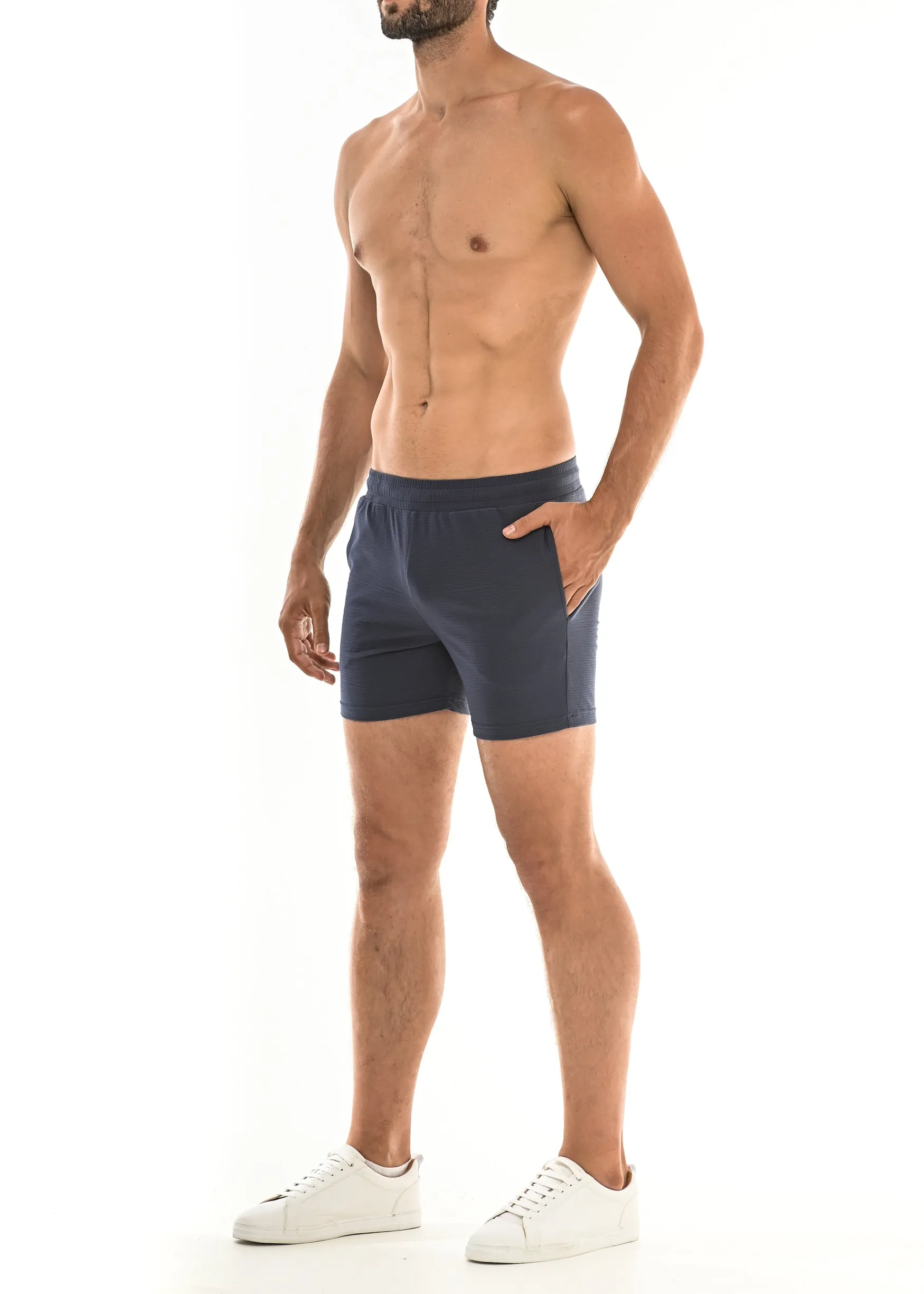 PETROL TEXTURED STRETCH PERFORMANCE SHORT ST-1466-63