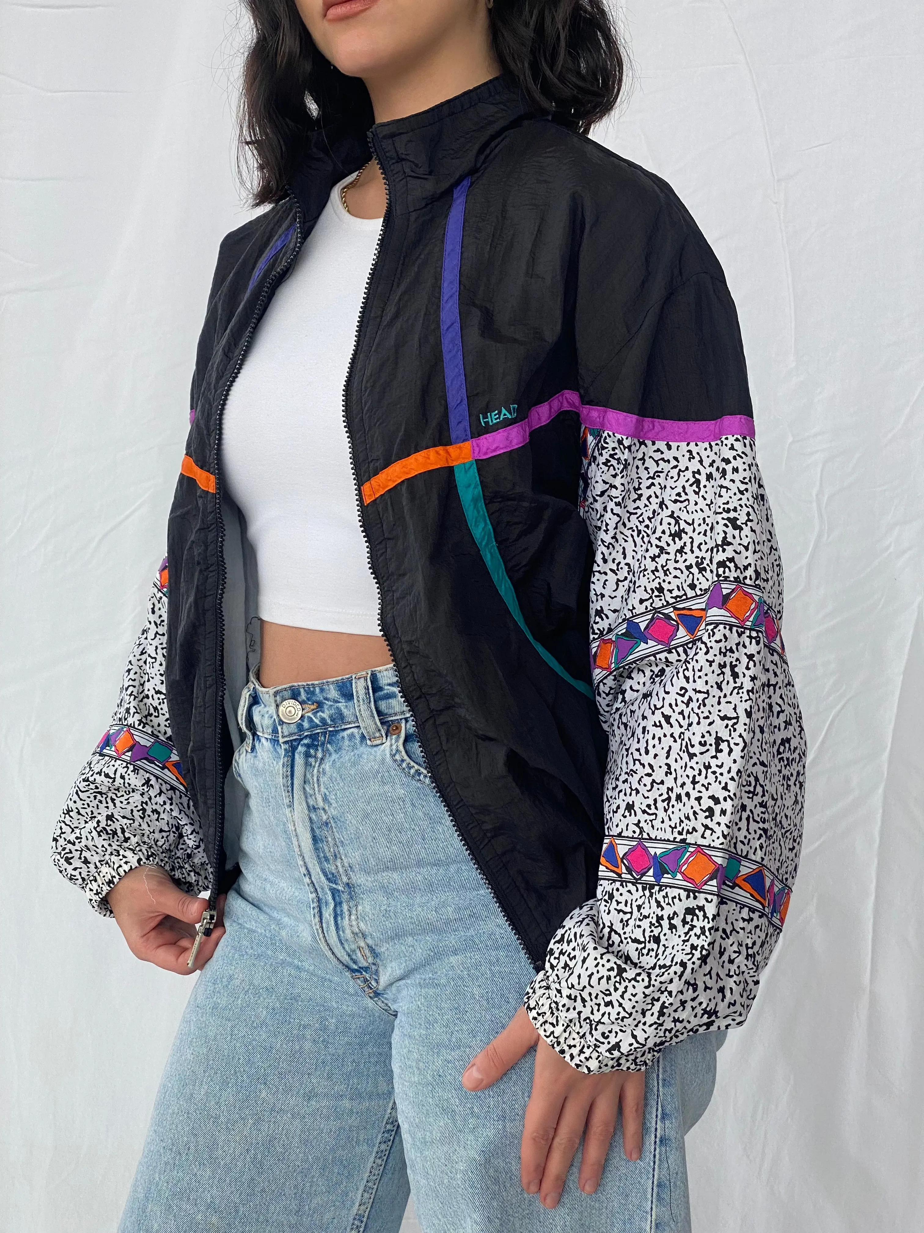 Vintage HEAD Sports Wear Windbreaker Jacket